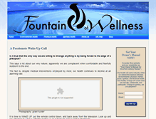 Tablet Screenshot of fountainofwellness.com